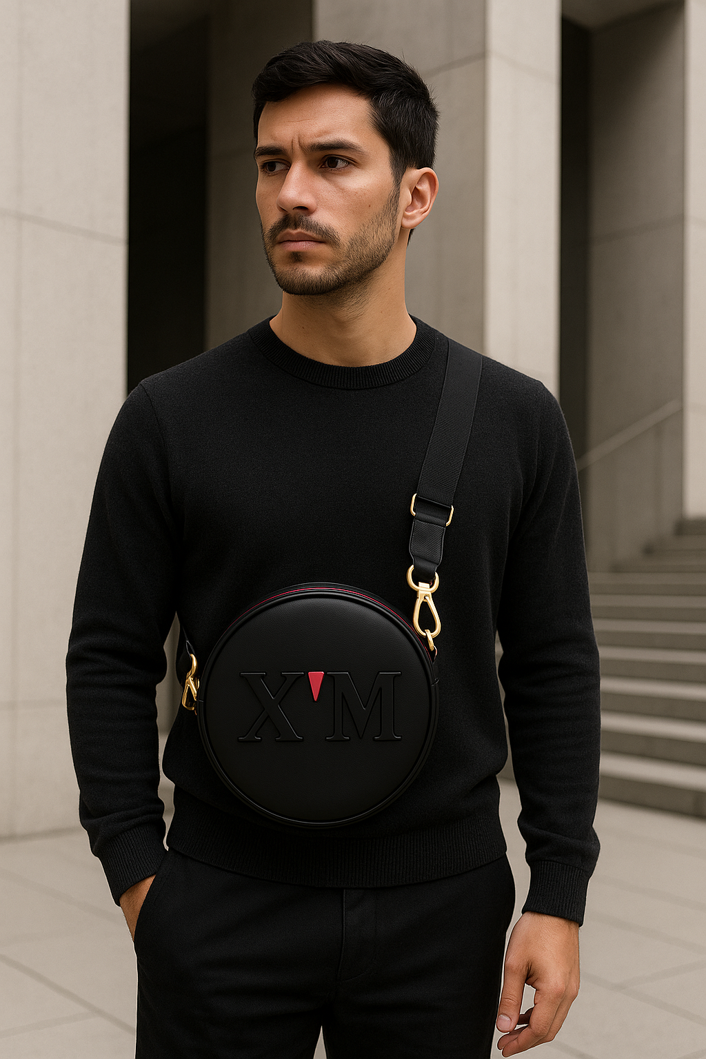 Model home amb el bolso DISC